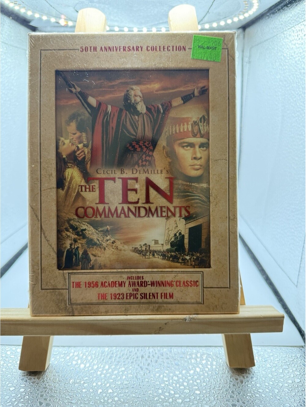 The Ten Commandments 50th Anniv Ed 3 DVD Box Set (1956 & 1923 Films) New Sealed